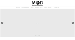 Desktop Screenshot of midohiodumpsters.com